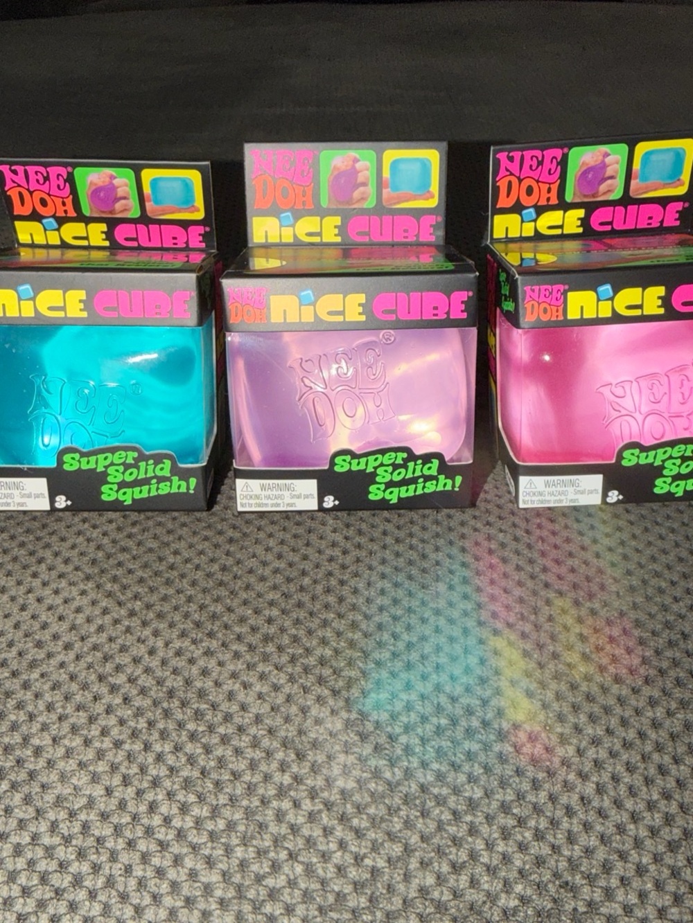 Official schylling Needoh Nice Cube Super Solid Squish - 3 colors available